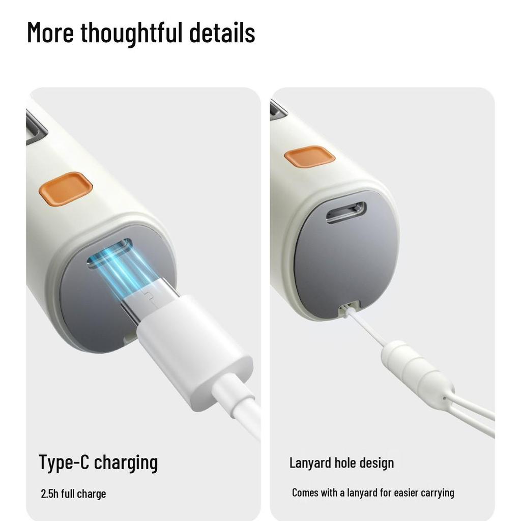ORICO Мини-портативный USB-вентилятор: Ледяное охлаждение, 120 уровней скорости, Полупроводниковая технология, Холодный воздух, Аккумулятор 3000 мАч
