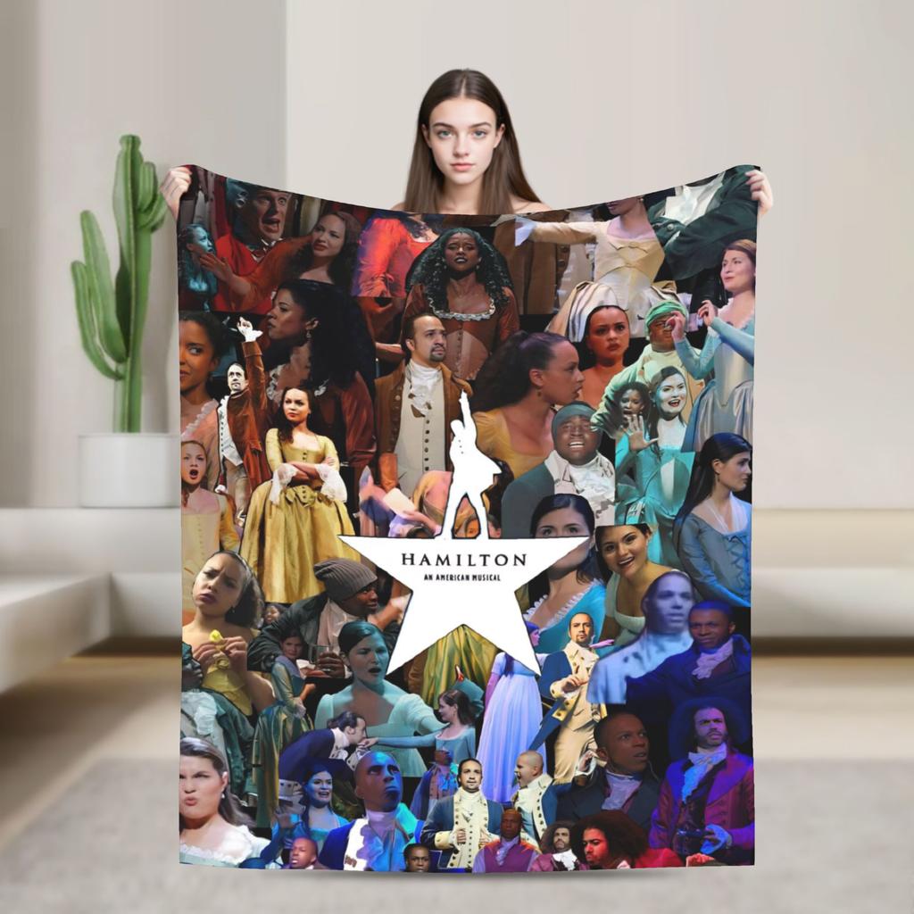 Фланелевое одеяло из мюзикла Гамильтон Теплое постельное белье Пледы для путешествий на открытом воздухе Офис Новинка Покрывало Чехол для дивана-кровати