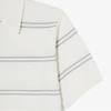 [Lacoste] Men's Open Collar Pin Stripe Short Sleeve Sweater Polo Shirt PH396E-56GXFJ