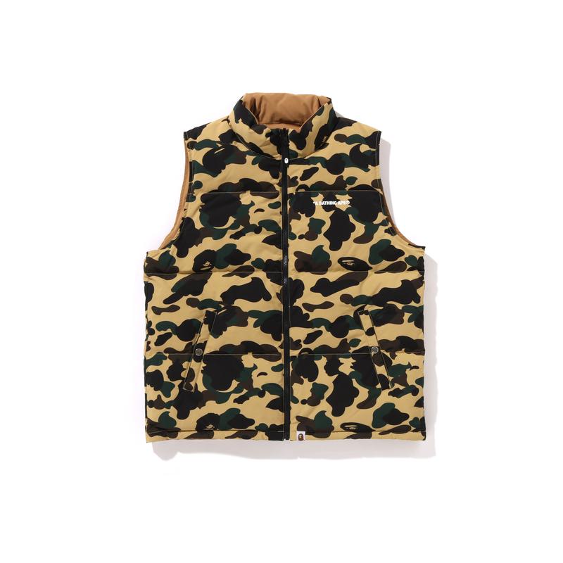 Bape Реверсивный пуховый жилет 1st Camo FW24 0ZXDNM144012N