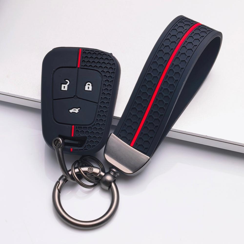Силиконовый чехол для брелока с кольцом для Chevrolet Cruze Aveo Orlando Captiva Spark для Opel Astra J Insignia Corsa D/E Antara Zafira Mokka, 3-кнопочный