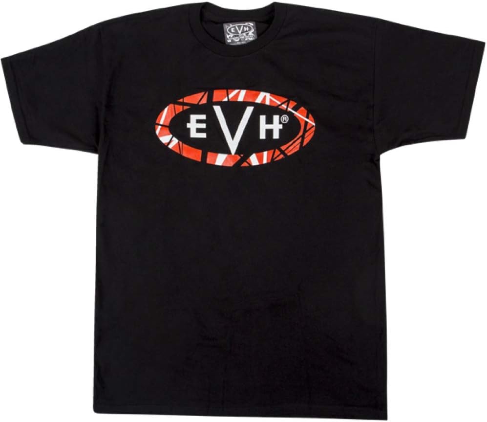 EVH Logo T-Shirt Black Large Edward Van Halen)