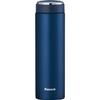 Peacock Vacuum Bottle Industry Stainless Steel Water Bottle with Antibacterial Cap and Gasket, Sports Drink Compatible, Screw-Type Mug, 0.48L, Indigo