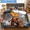 3PCS Tree Spirit's Electric Glow Bedding Set,Including 1pc Duvet Cover And 2pcs Pillowcases Perfect for Bedroom, Dormitory, Fan Christmas gift