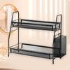 Storage Rack 2 Tier Shelf Multifunctional Decor Space Saving Sturdy Organizer Stand for Cosmetics
