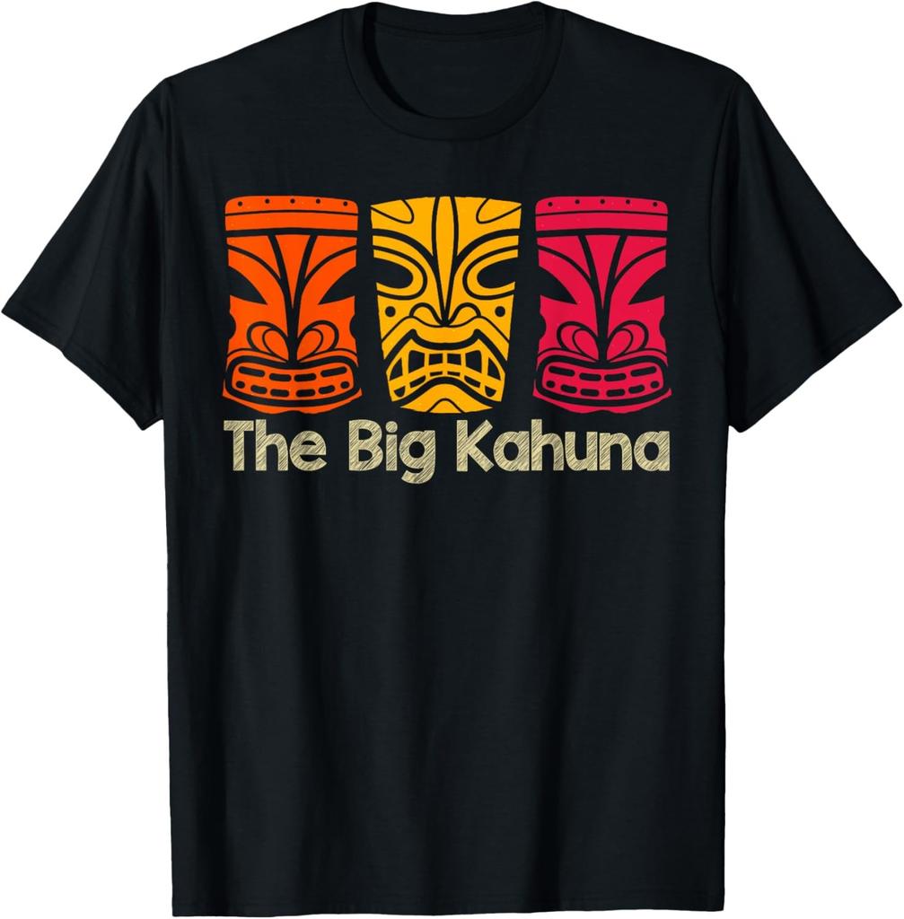 The Big Kahuna Polynesian Surfing Retro Vintage Novelty T-Shirt