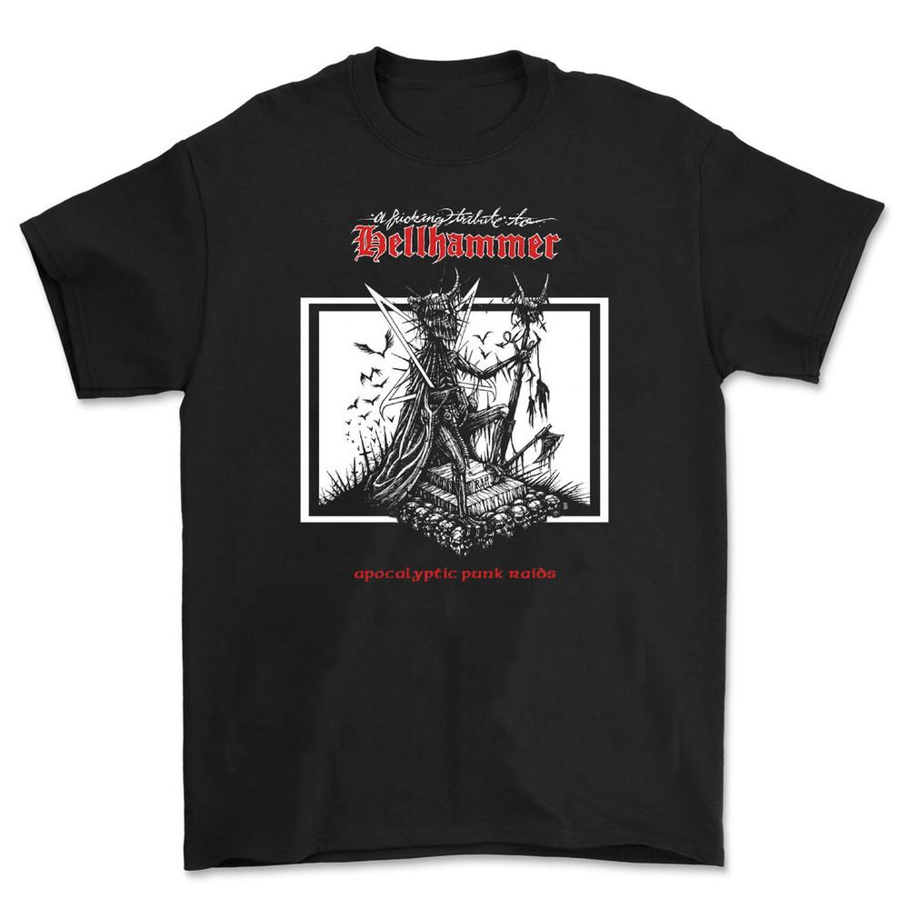 Hellhammer Apocalyptic Raids Tour Unisex Cotton T-Shirt Full Size SB271 Unisex T-Shirt