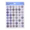 Gift Korean Version of Ins Polka Dot Smiley Face and Paper Sticker DIY Diary Account Decoration Material Label Sealing Sticker