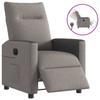 Electric Recliner Chair Taupe Fabric