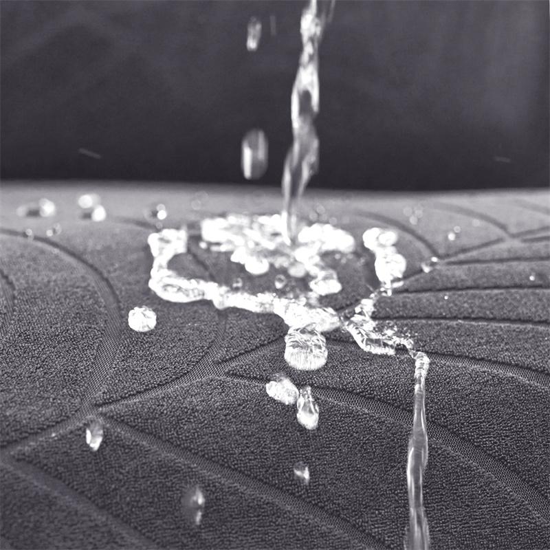 3 шт./компл. однотонные эластичные чехлы для кресел с подголовниками, водоотталкивающие эластичные чехлы для кресел с подголовниками и чехлом для пуфа