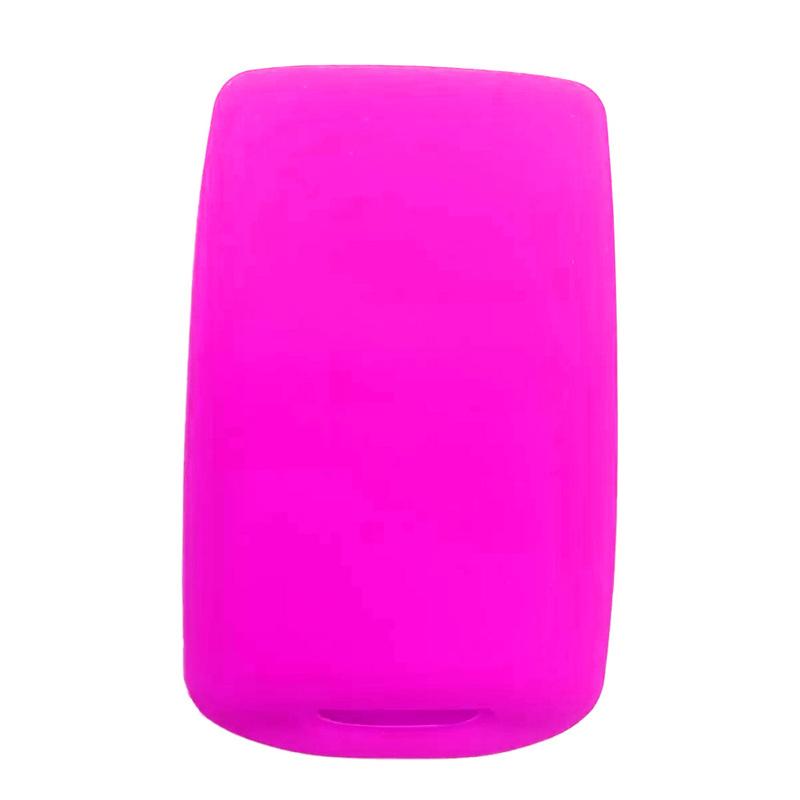 Purple Silicone 4 Buttons Remote Key Fob Case Cover Shell Fit for Mazda 3 6 CX-3 CX-5 CX-9 CX-90 CX-30 CX-50 MX-5 MIATA