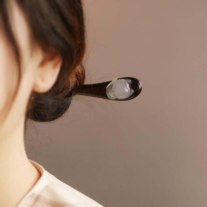 Ручная работа из лисы, винтажные женские палочки для волос в китайском стиле, модные аксессуары для длинных волос для девочек