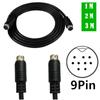 Кабель-адаптер Mini Din 9PIN с отличной электропроводностью, 9-контактный штекер на 9-контактный штекер для приемника медиа-центров