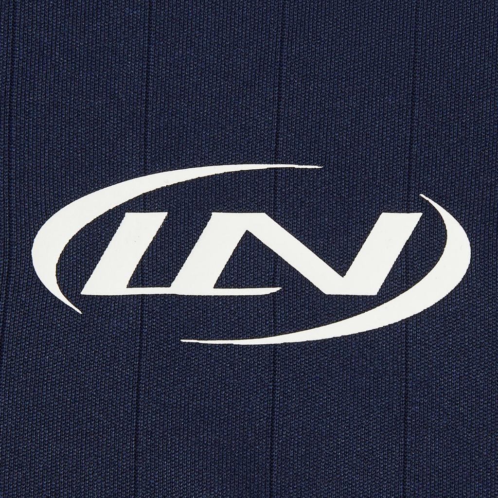 Li-Ning Мужская футболка с круглым вырезом, серия Sport Lifestyle, логотип, буквы, цветовые блоки, топ ATSW265-2