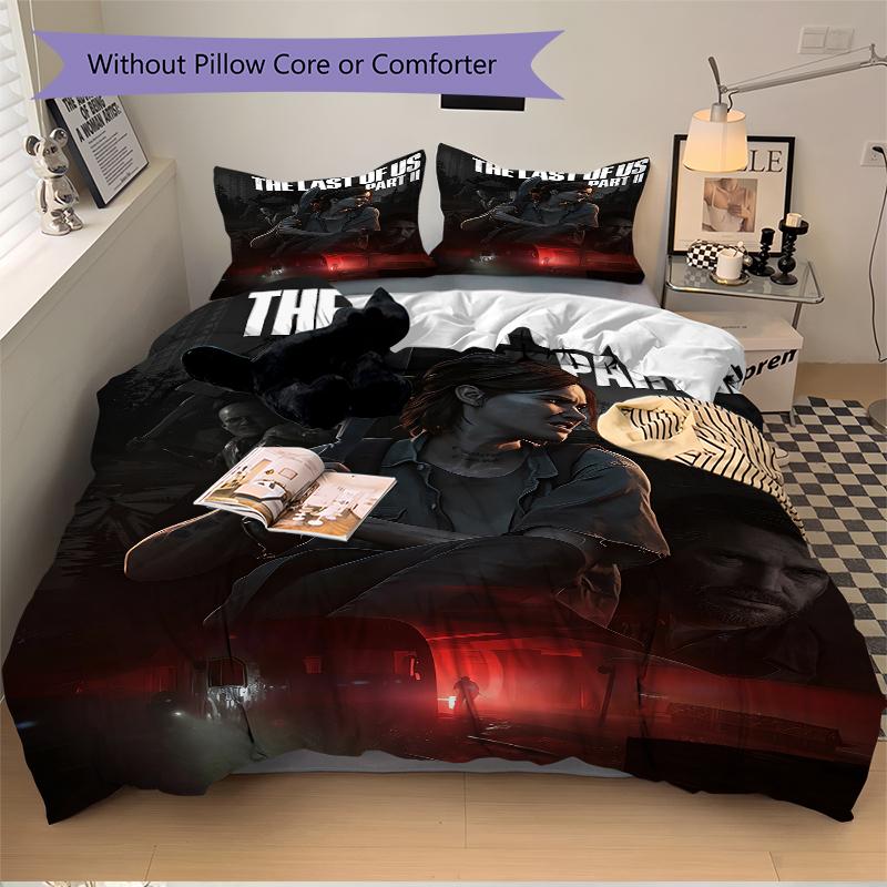 3Pcs Survival Postapocalyptic World Bedding Set Quilt Cover Pillowcase Home Christmas Xmas Halloween Gift 1 Duvet Cover 2 Pillowcase M92480