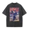 Washed Vintage Al Pacino As Movie Scarface Tony Montana The World Is Yours T Shirt Men Women Gothic Casual Rock Oversized Tshirt