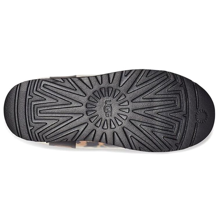 UGG Классические прозрачные мини-теплые прочные нескользящие повседневные короткие зимние ботинки женские ботинки Leopard 1122512-BTC