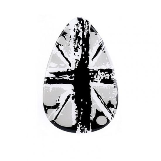 Автомобильная эпоксидная наклейка 3D Union Jack Dashboard AC Vent Outlet Decal для Mini Cooper S Clubman F54 F55 F56 Interior