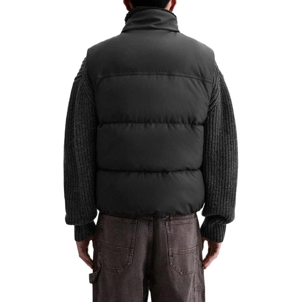 Zara Жилеты Мужские Черный Стойка Другое 08281498-35