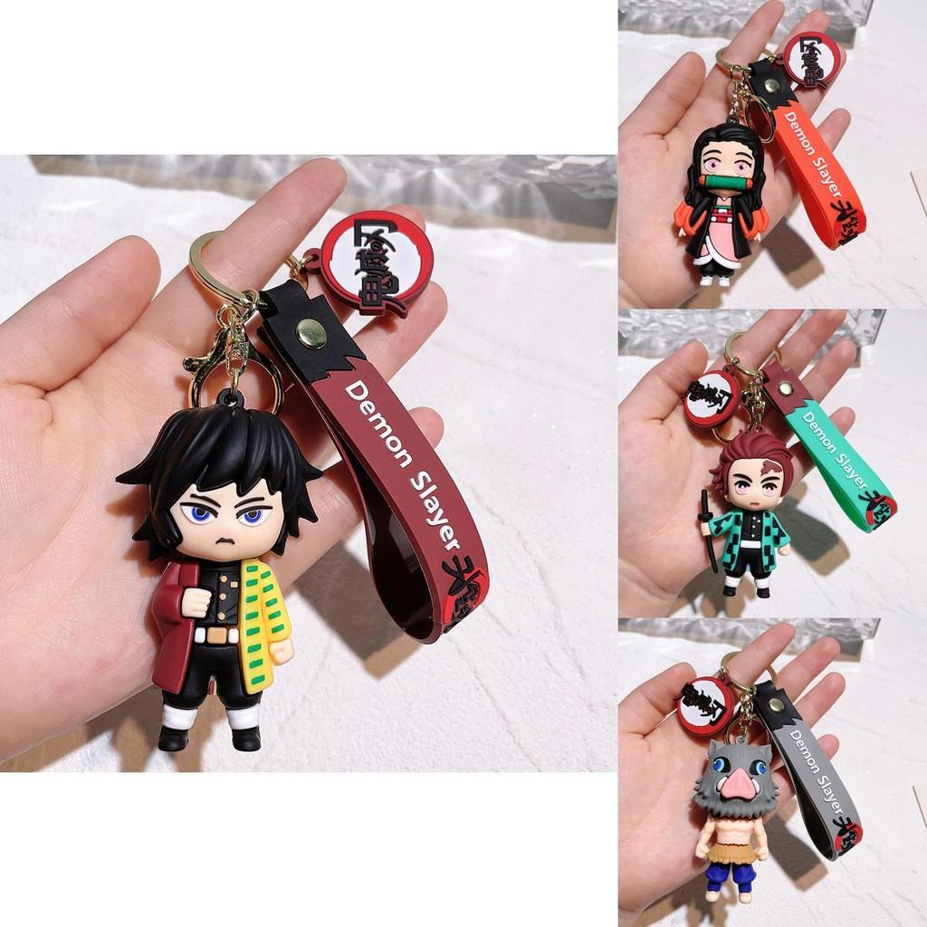 Colorful Demon Slayer Keychain For Women Men Festival Celebration Gift