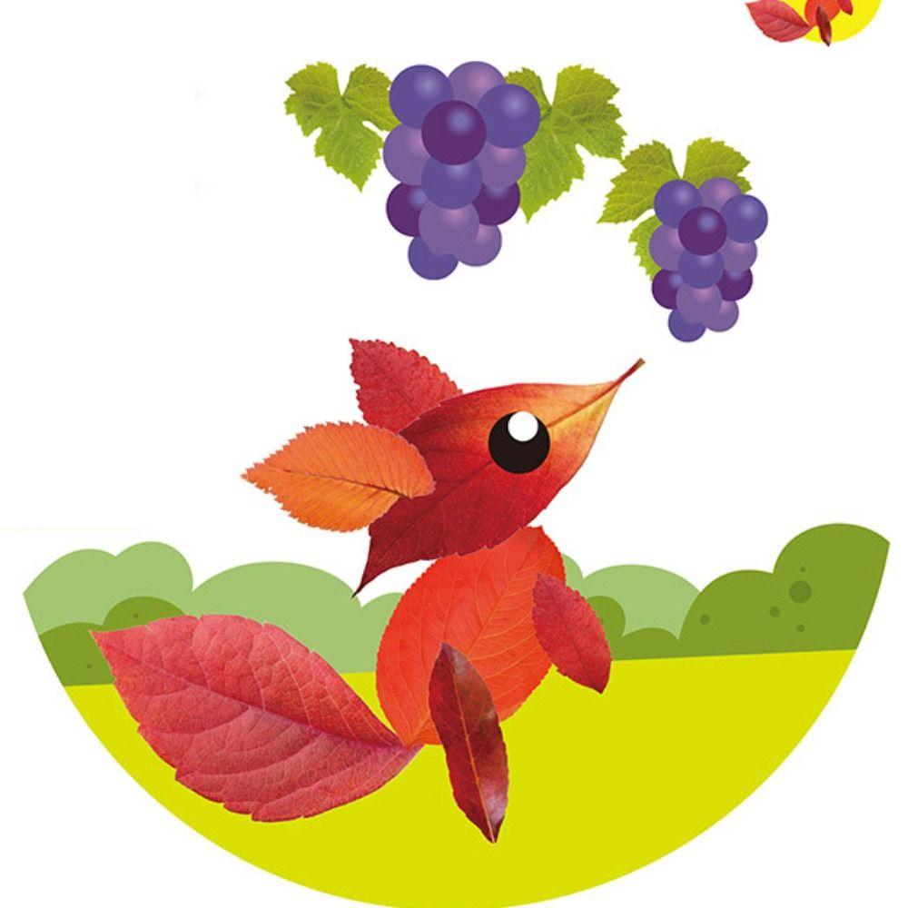 Развивающие игрушки DIY набор материалов для пасты Бумага Мультфильм Наклейка Книга Дети