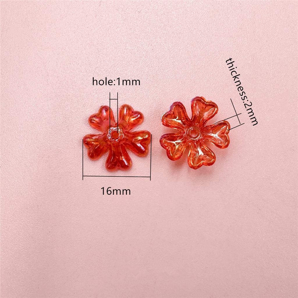 20 шт. 16 мм прозрачные изготовленные модные акриловые бусины цвета AB с отверстием для браслета ручной работы, кулона, шпильки для волос, аксессуаров для изготовления ювелирных изделий