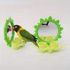 1PC Parrot Mirror Toy Food Cup Standing Stand 3-in-1 Bird with Standing Stand Combination Interactive Feeding and Drinking Swing Toy