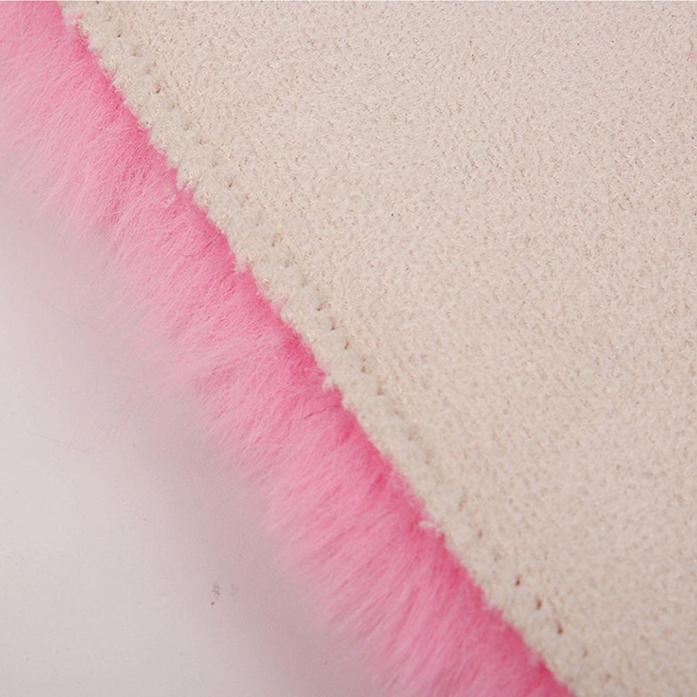 Padding Protective Rex Rabbit Hair Fur Console Box Mat Arm Rest Cover Cushion Case Car Armrest Pad