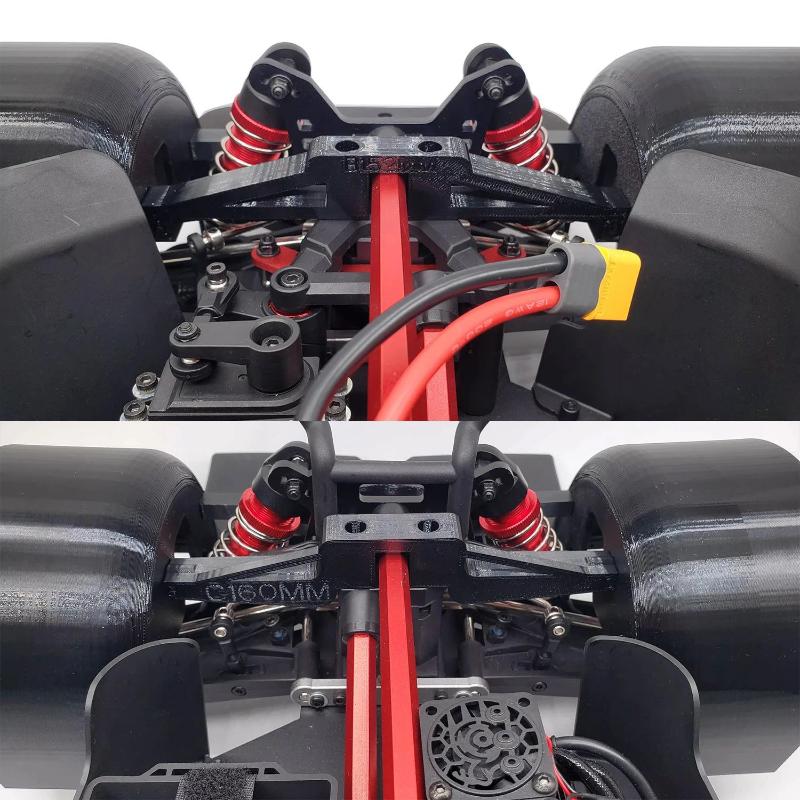 1 Set For Mjx 7303 Hyper Go 1/7 Rc Car C3 Rc Car Off-Road Truck Upgrade Simulation Front Rear S Lining
