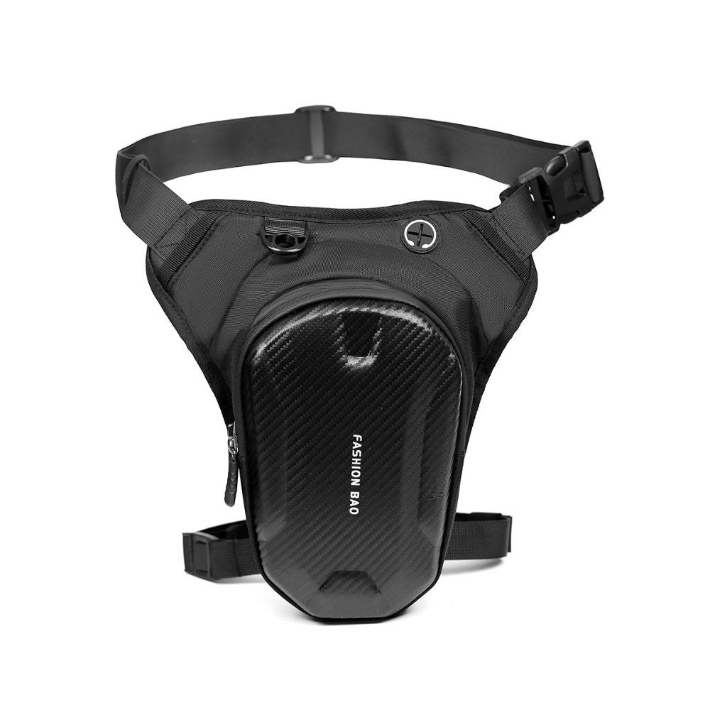 Hard Shell Motorcycle Leg Bag Waterproof Crossbody Bag Cycling Waist Pack Motorcycle