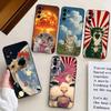 Милые мемы про домашних кошек Чехол для телефона Для Samsung S25,S24,S21,S22,S23,S30,Ultra,S20,Plus,Fe,Lite,Note,10,Черный чехол