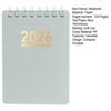 2026 Day Planner A7 Pocket Size Coil Notebook for Law Nursing Sketching Office Task Organizer for Work Study Planning