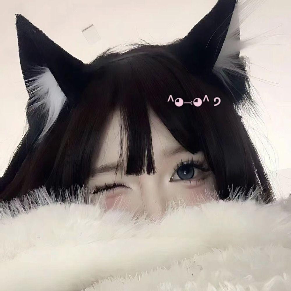 Animals Cat Ears Headband Lolita Plush Hair Band Cute Cosplay Headwear Makeup