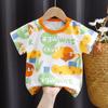 New Children's Short-sleeved T-shirt Cotton Girls Summer Baby Baby Summer Children's Boys Top