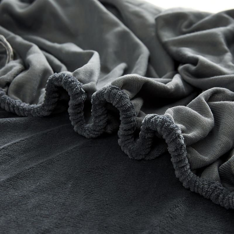 Однотонный фланелевый чехол для матраса, бархатное покрывало, чехол для матраса с универсальной эластичной резинкой