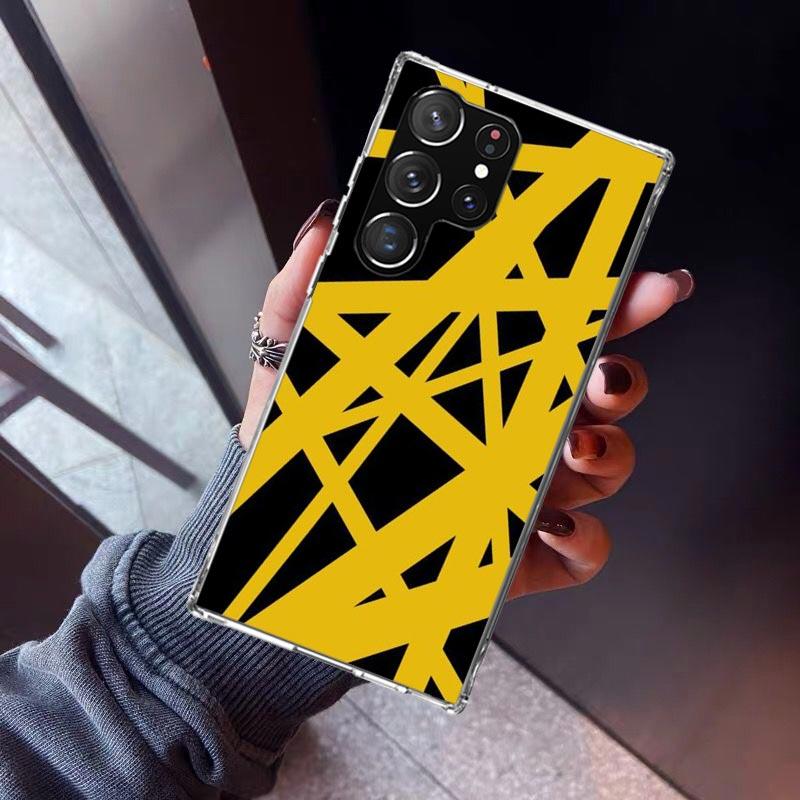 Eddie Van Halen Graphic Guitar Phone Case For Samsung Galaxy S23 S24 S25 Edge S26 Ultra S22 + S21 Plus S20 FE Cover Silicone Pri