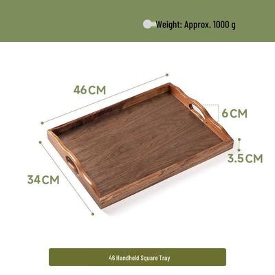 Поднос для сервировки из орехового дерева ZISIZ