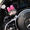 Милый и игривый плюшевый кот-украшение для консоли автомобиля и подрулевого переключателя