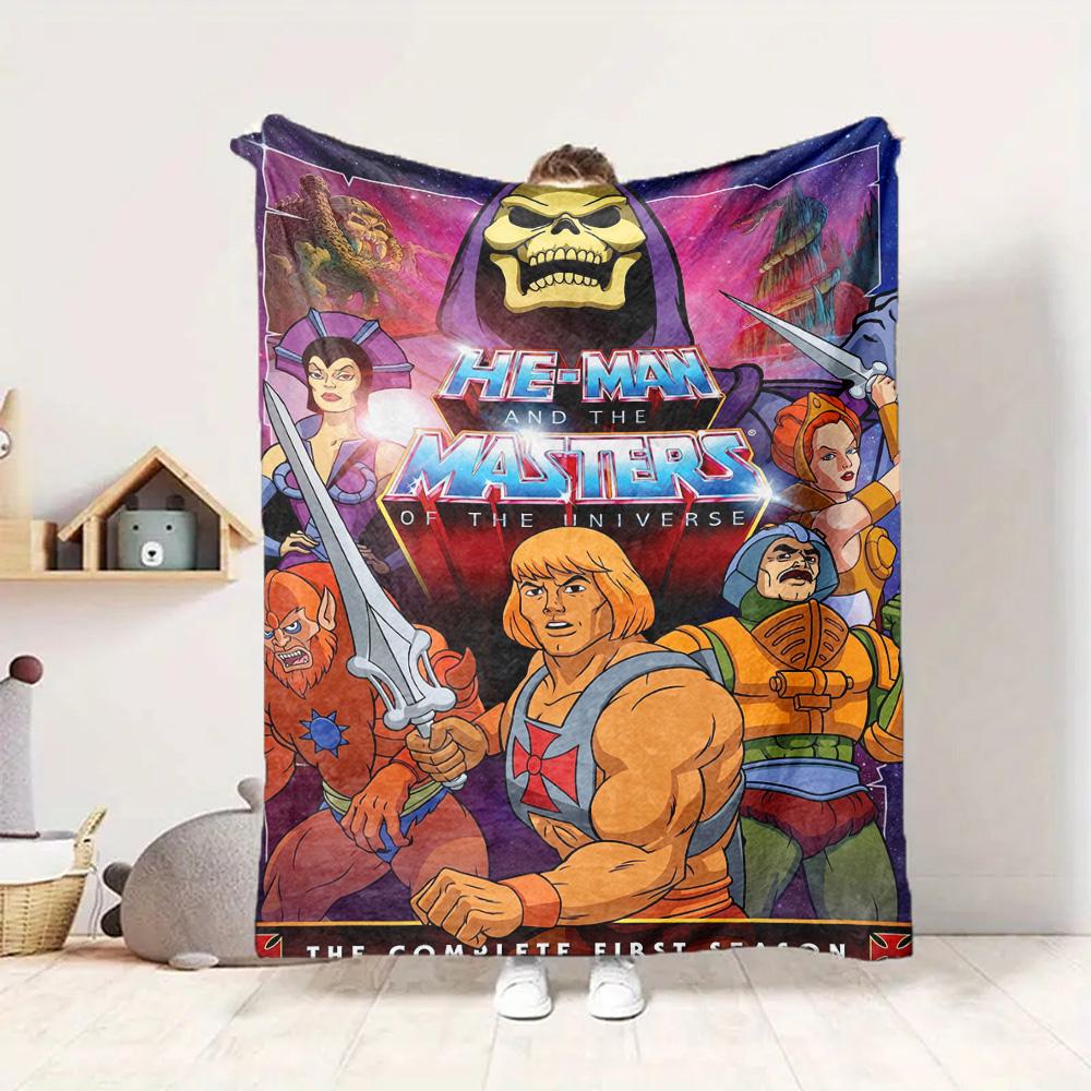 Heman Universe Flannel Blanket Throw Blanket Soft Warm Sofa Bed Camping Car home Decor Unique Christmas Gift C9302666