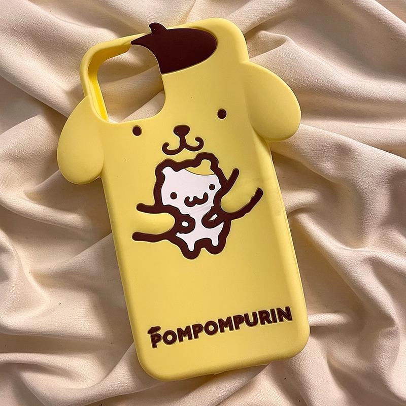 Противоударный мультяшный чехол My Melody & Cinnamoroll для iPhone 14/13/12/11 и 16/15 Pro Max