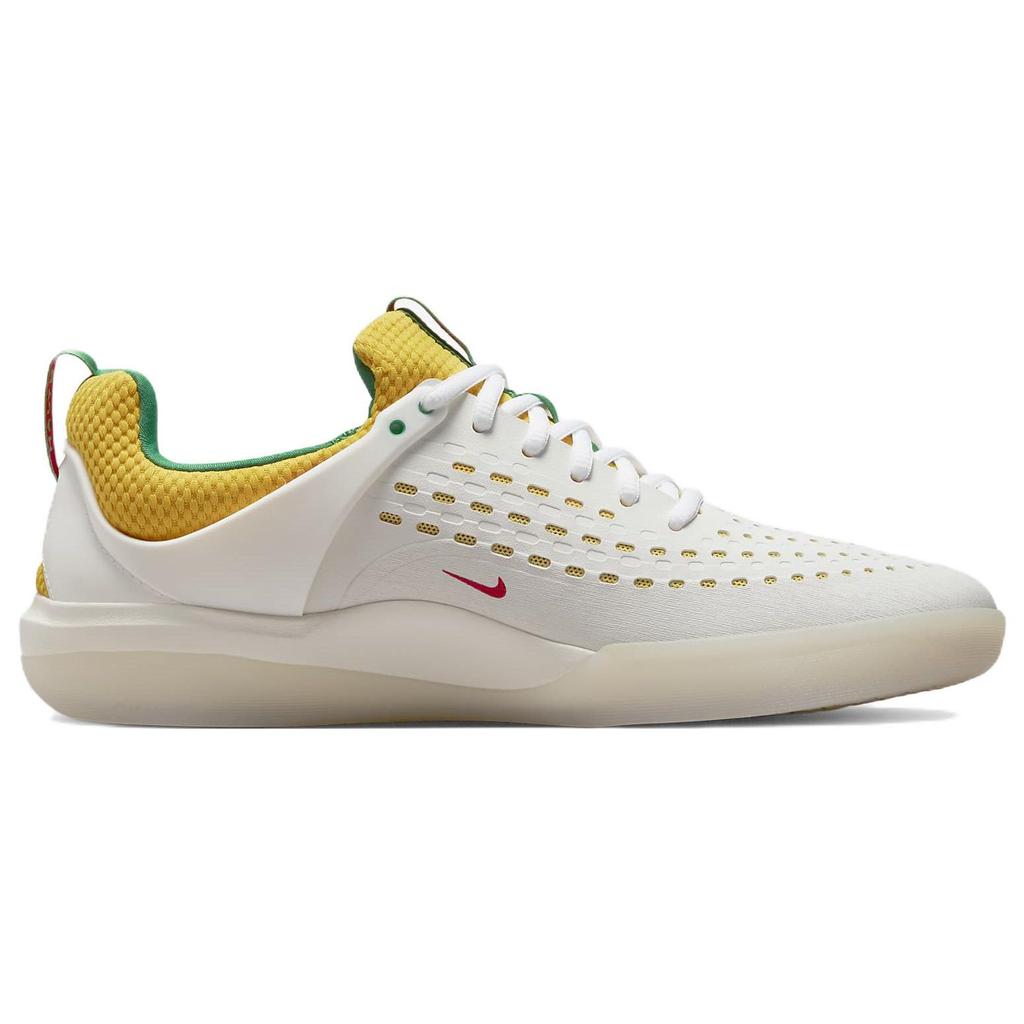 Nike Zoom Кроссовки унисекс Nyjah 3 Premium SB Rastafarian White Summit-White Tour-Yellow DO9403-100