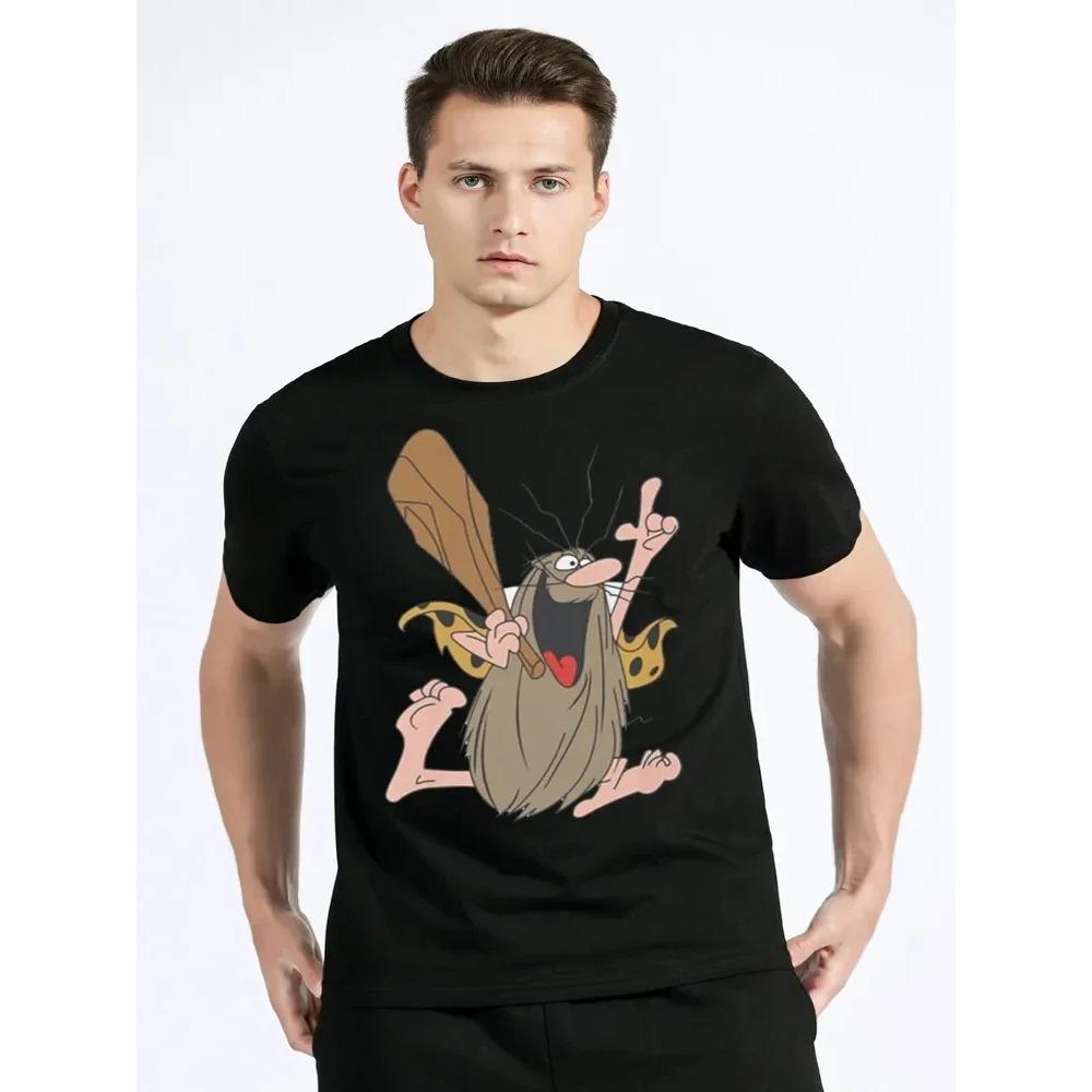 Футболка с рисунком Ханны Барбера Капитан Кейви 80-е с мультяшным принтом Повседневная футболка Женская футболка Специальный подарок