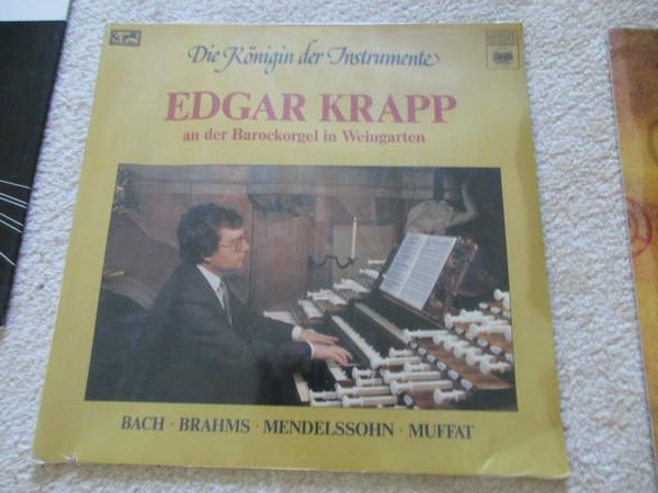 Виниловая пластинка EDGAR KRAPP Эдгар Крапп на барочной органе в W 207484425 Цифровая запись 1986 Германия Классика Б/у