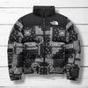 Б/у Пуховик Paisley Pattern Nuptse Черный