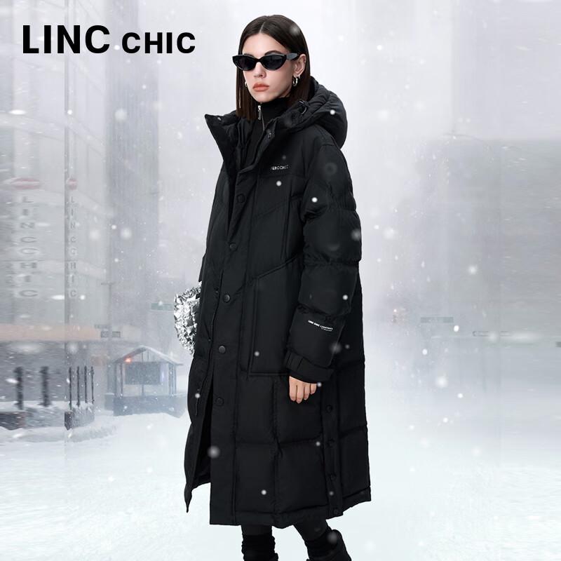 Jin Yujie Unisex Hooded Long Puffer Down Jacket