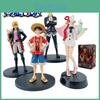 Limited Edition Red One Piece Movie Figures Monkey D. Luffy Roronoa Zoro Sanji And Usopp 18cm Pvc Toys