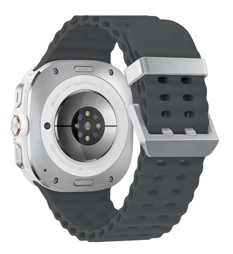 Ремешок для часов Samsung Galaxy Watch Ultra 47 мм, спортивный силиконовый ремешок, браслет для часов GalaxyWatch Ultra, аксессуары