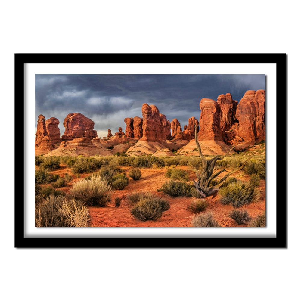 Пейзаж пустыни DIY ручной работы Алмазная картина Набор для вышивки крестом Алмазная вышивка Узор Алмаз