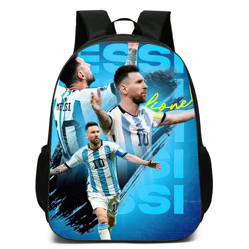Футбол Месси Аниме Мультяшный Персонаж Студенческий Рюкзак для Школьников