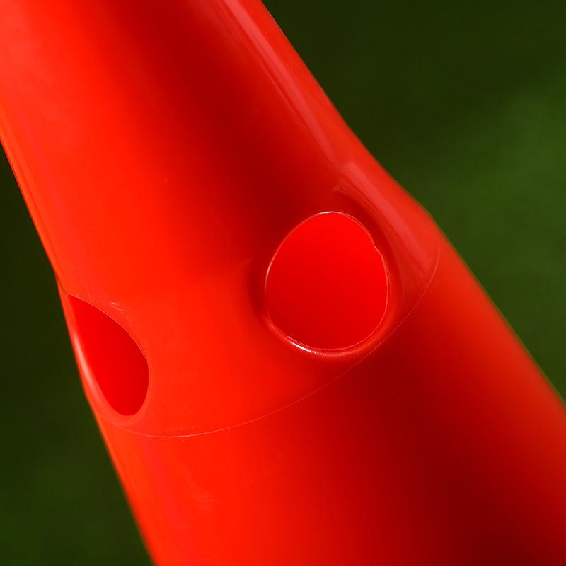 Thickened Round Bottom Football Hurdles with Holes - 30/52cm Multifunctional Training Cones